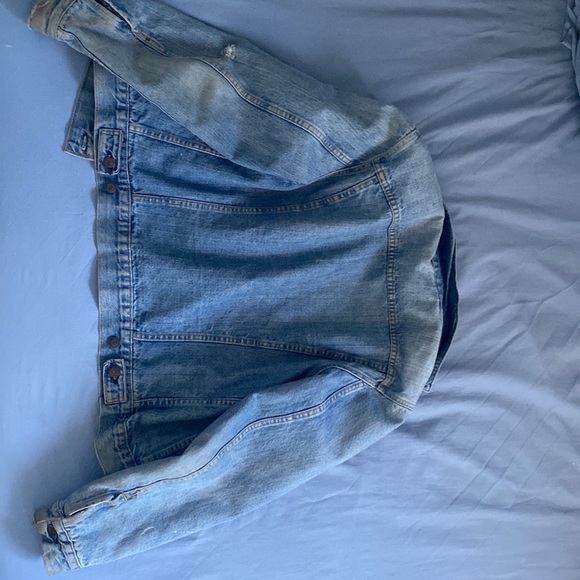 Vintage Levi wool lined jean jacket fits size small-medium - Picture 4 of 6